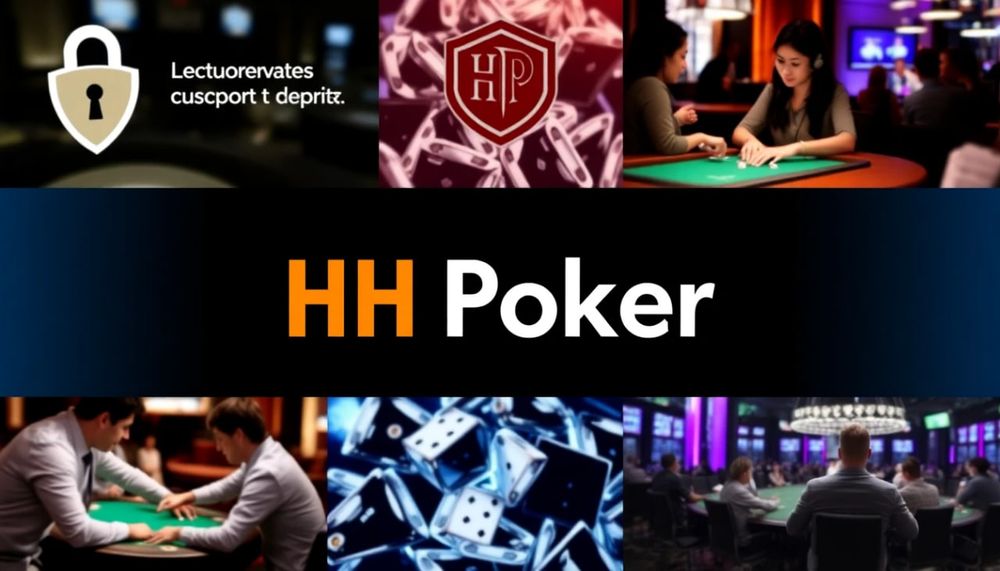 hhpoker俱乐部客服 - 高端德州扑克APP界面